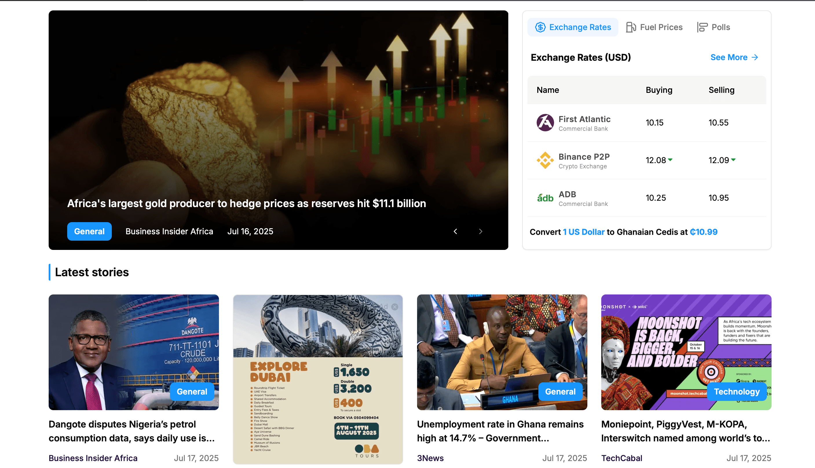 CEDIRATES - Compare Exchange Rates and Fuel Prices - Screenshot 2