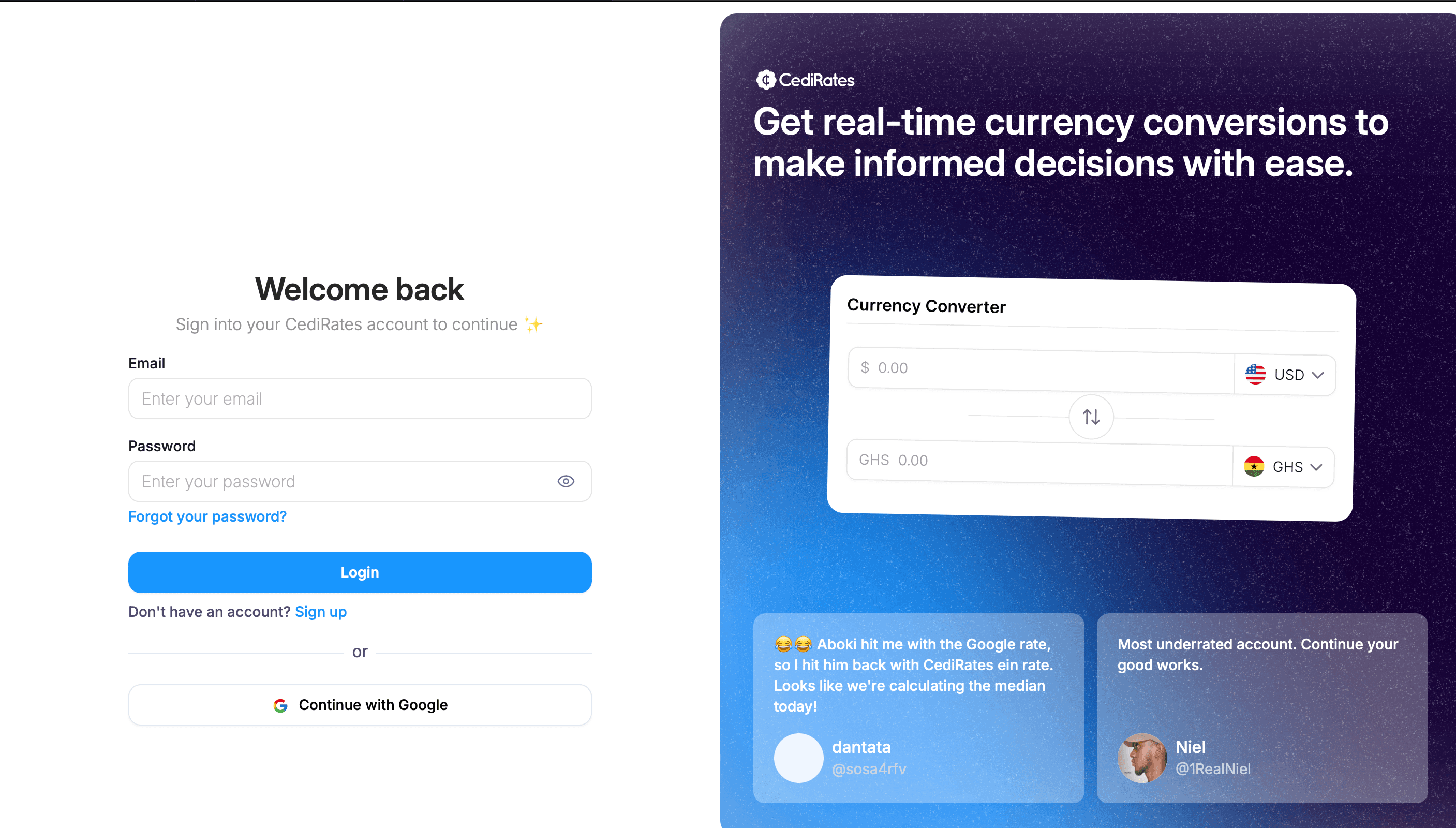 CEDIRATES - Compare Exchange Rates and Fuel Prices - Screenshot 1