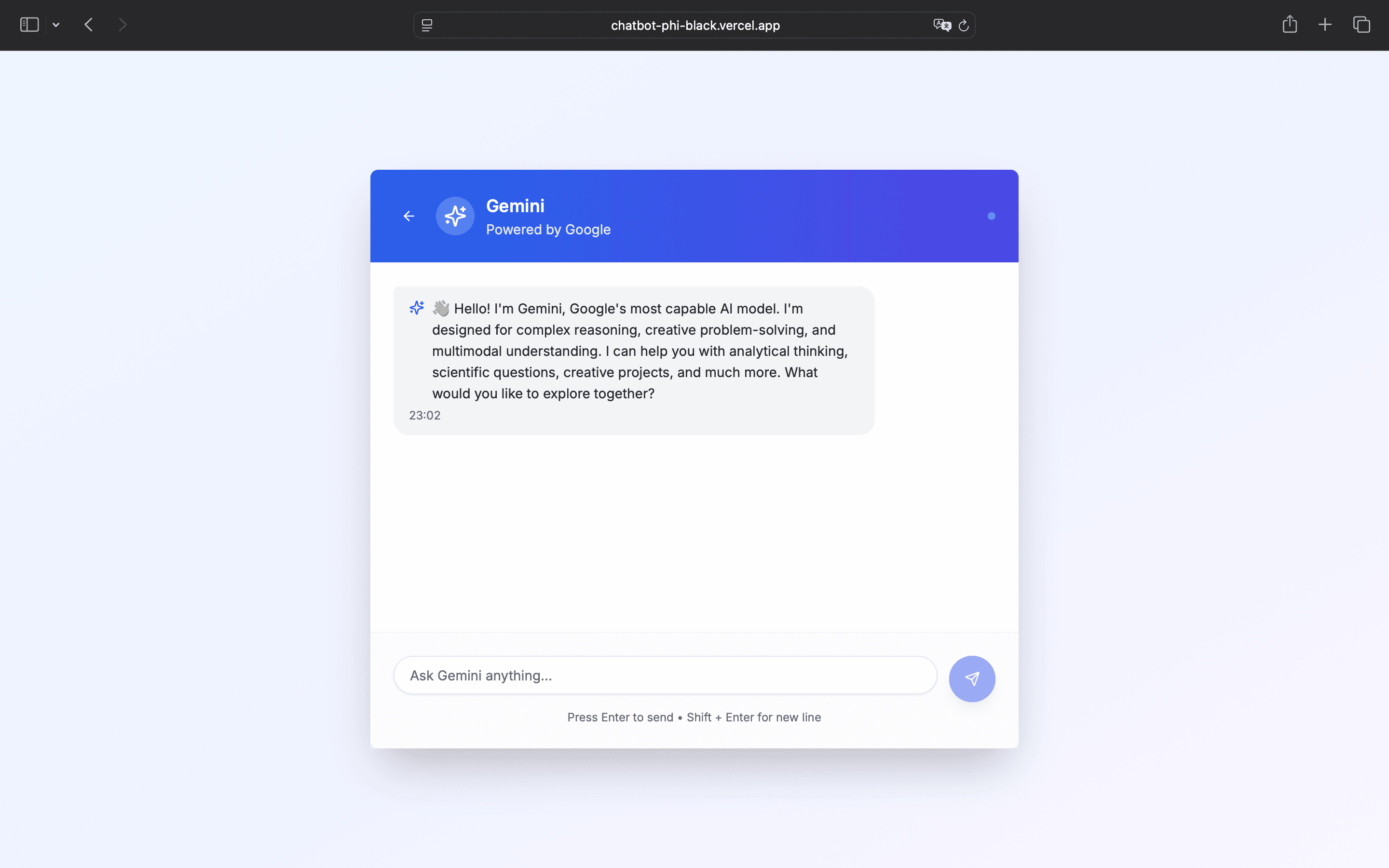 EA CHATBOT - AI Chatbot - Screenshot 3