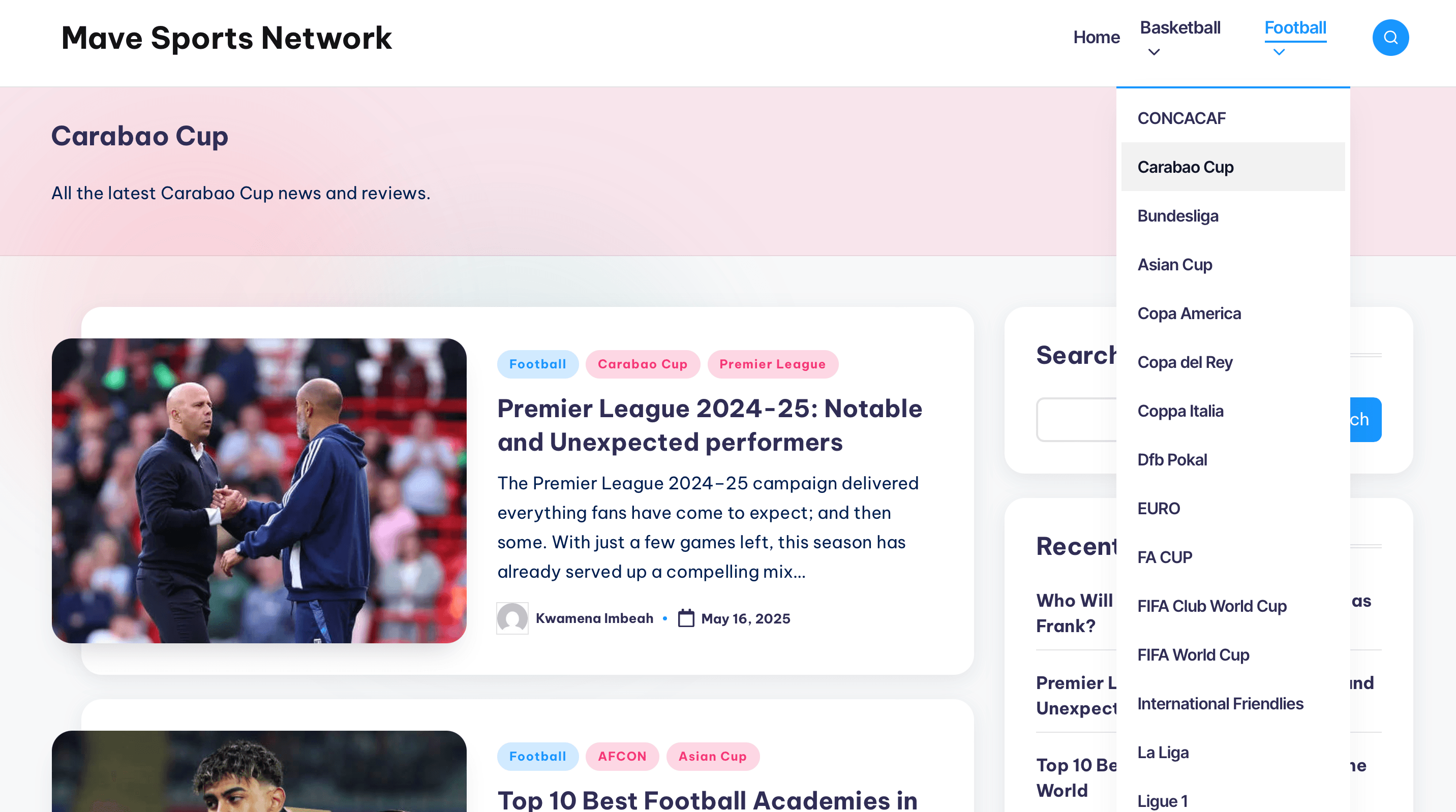 MAVE SPORTS - Sports Content - Screenshot 4