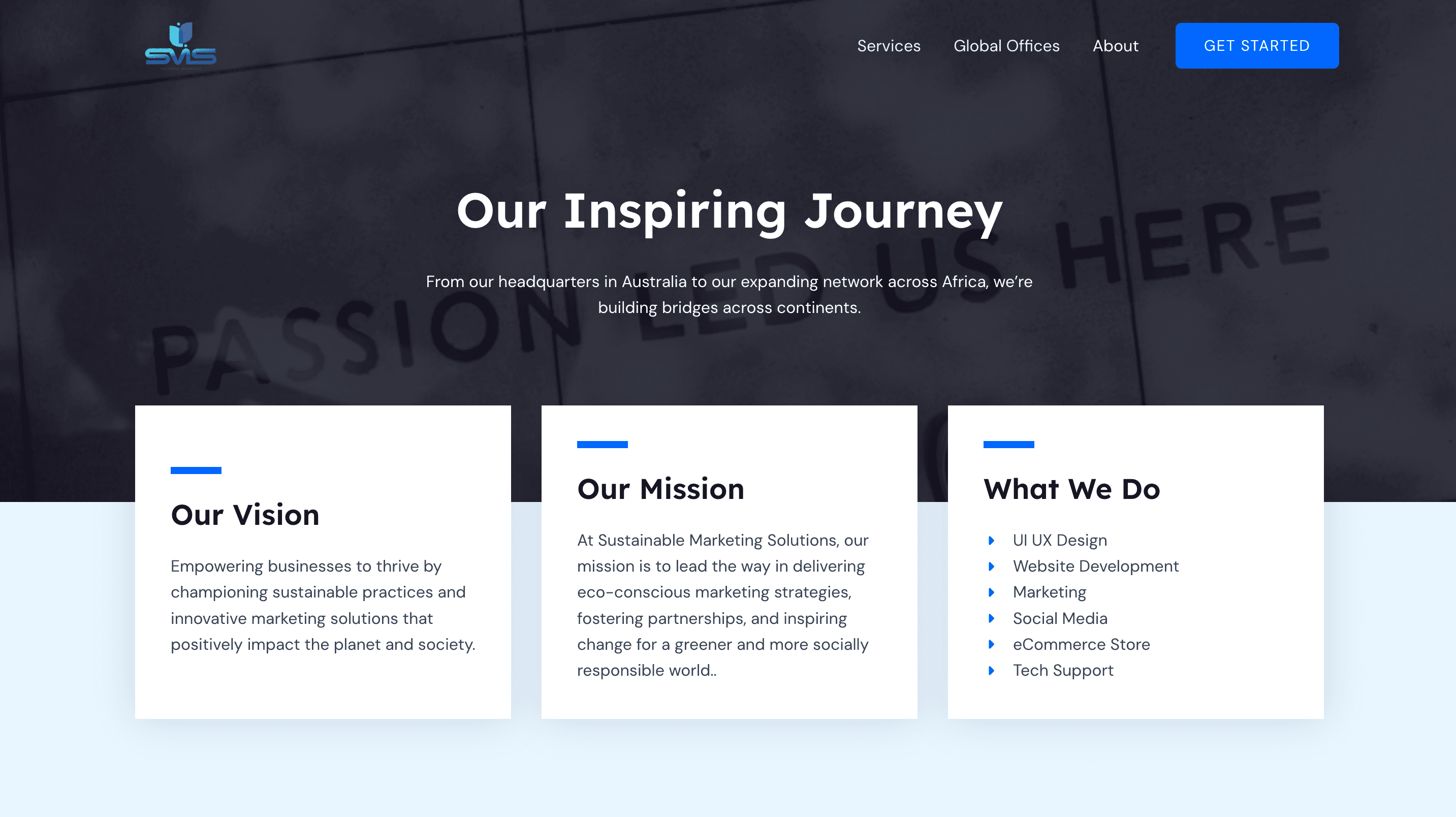 SUSTAINABLE MARKETING SOLUTIONS - Digital Marketing Agency - Screenshot 2