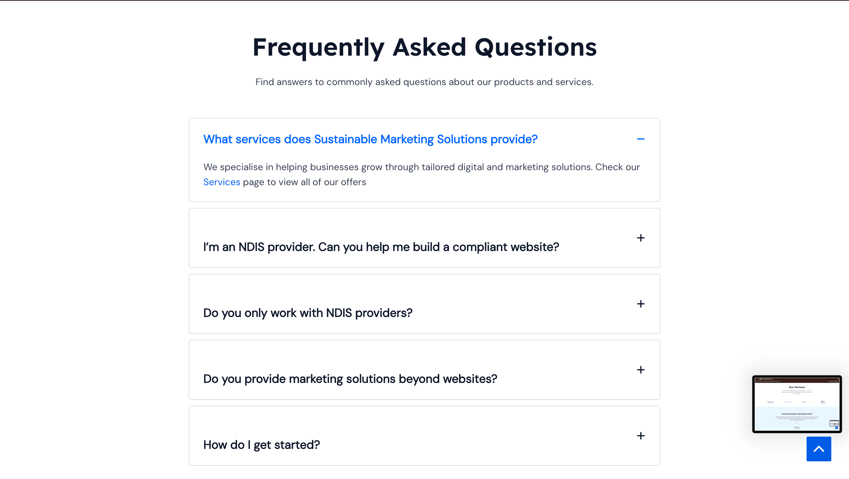 SUSTAINABLE MARKETING SOLUTIONS - Digital Marketing Agency - Screenshot 3