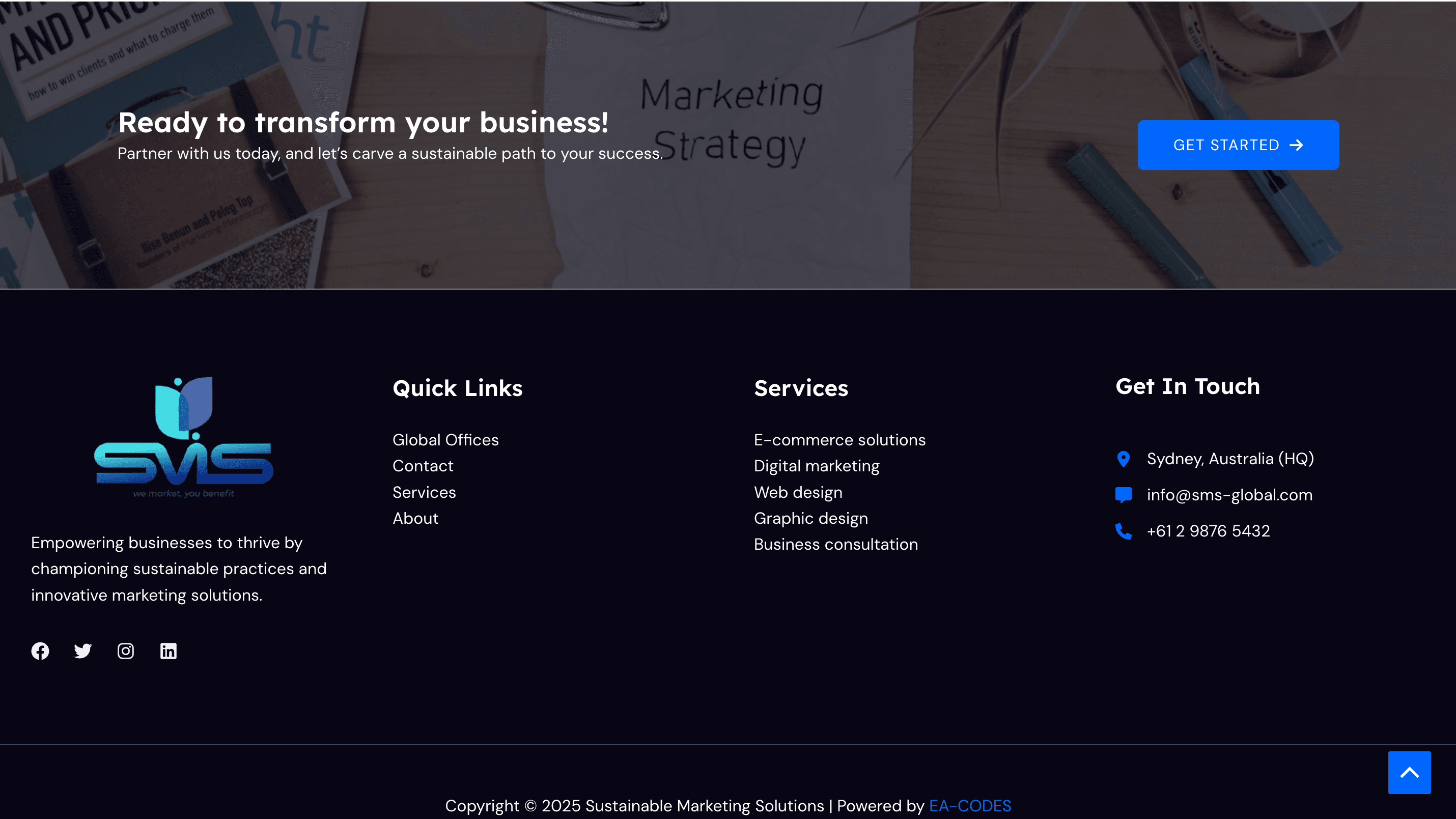 SUSTAINABLE MARKETING SOLUTIONS - Digital Marketing Agency - Screenshot 4
